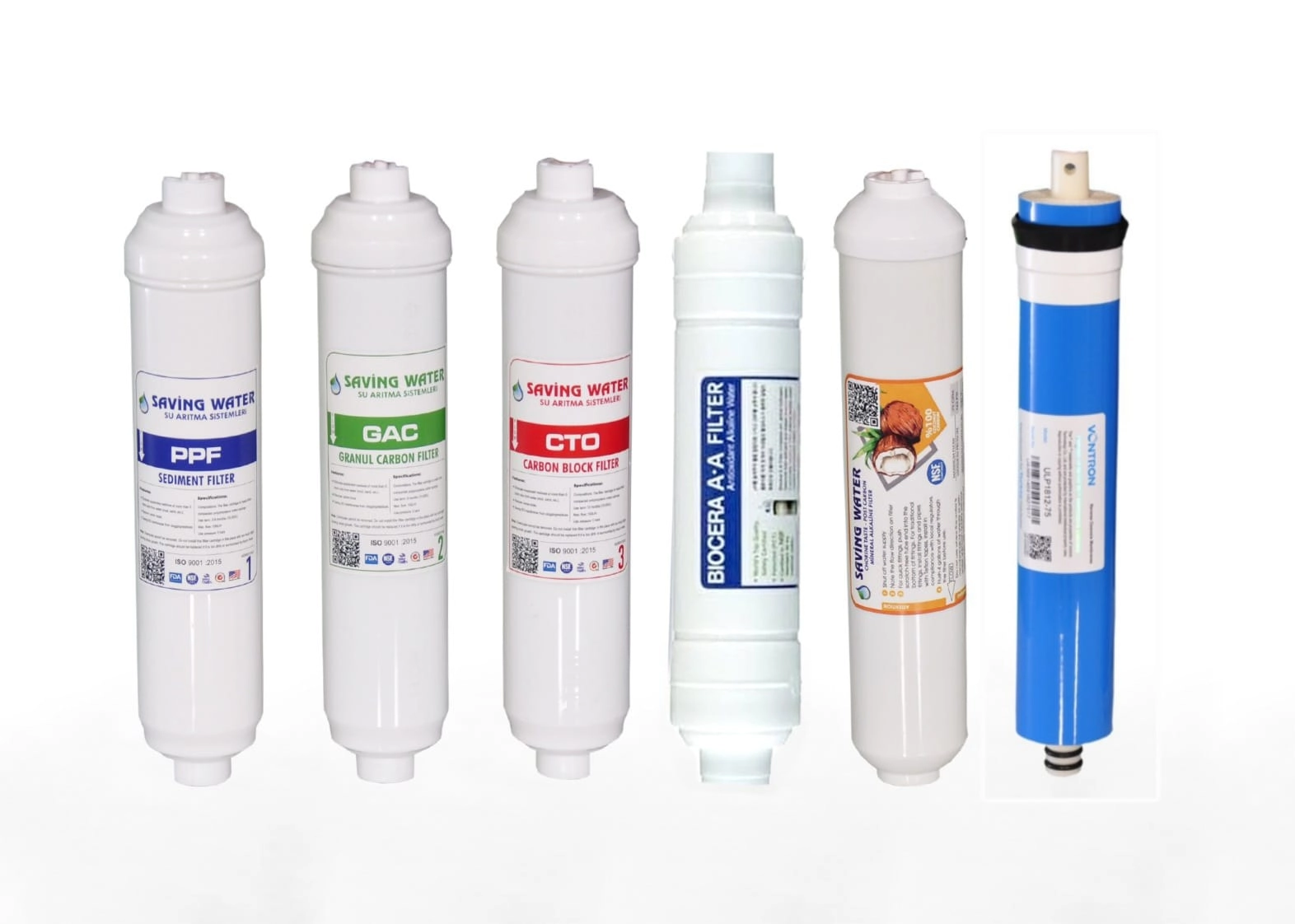 İthal Filtrasyon Sistem | Musluk Batarya | Su Arıtma Tankı - SAVING WATER