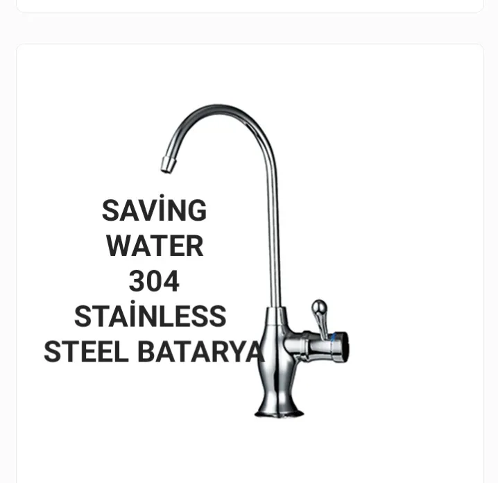 İthal Filtrasyon Sistem | Musluk Batarya | Su Arıtma Tankı - SAVING WATER